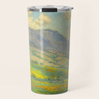 Granville Redmond Hazy Day in Antelope Valley, 1932 Oil Painting Vintage American Art Travel Mug Gallery Image 1