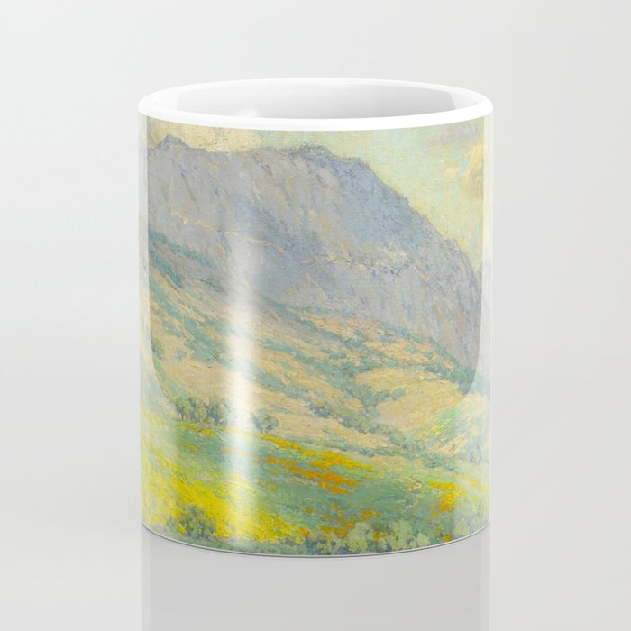 Granville Redmond Hazy Day in Antelope Valley, 1932 Oil Painting Vintage American Art Coffee Mug Gallery Image 4
