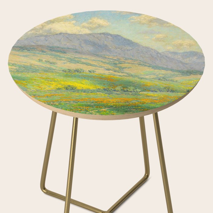 Granville Redmond Hazy Day in Antelope Valley, 1932 Oil Painting Vintage American Art Side Table Gallery Image 2