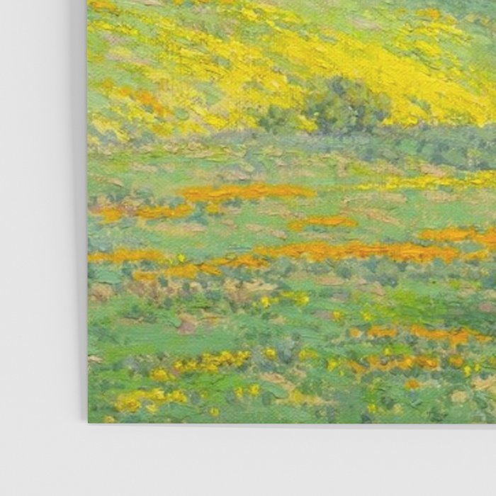 Granville Redmond Hazy Day in Antelope Valley, 1932 Oil Painting Vintage American Art Poster Gallery Image 3