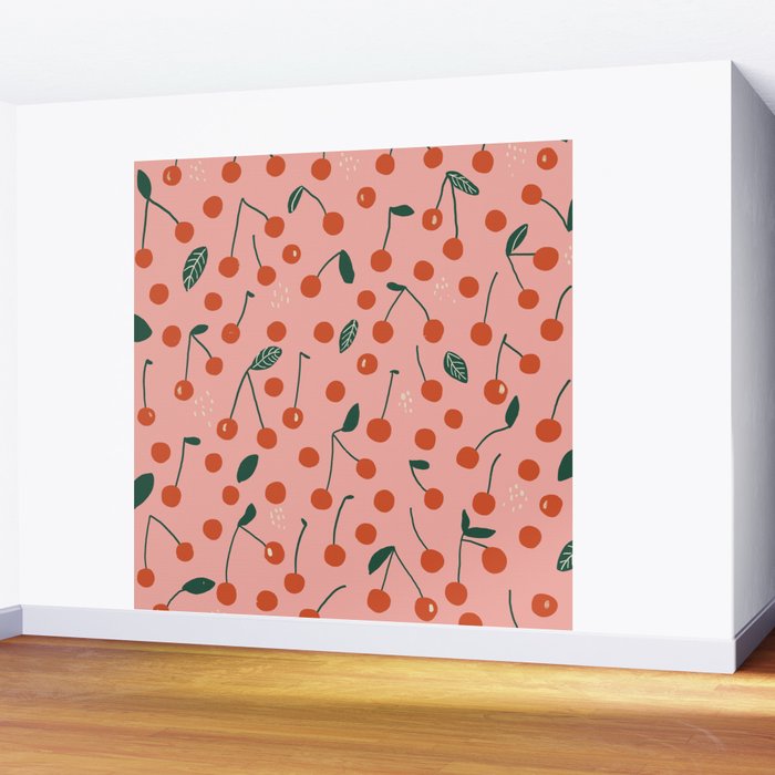 Cherries Wall Mural Gallery Image 2