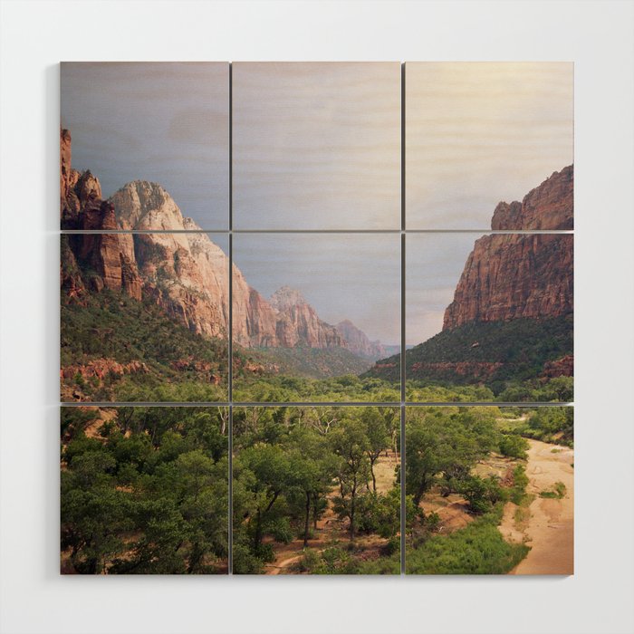 Zion Valley Utah Beauty Wood Wall Art Gallery Image 1