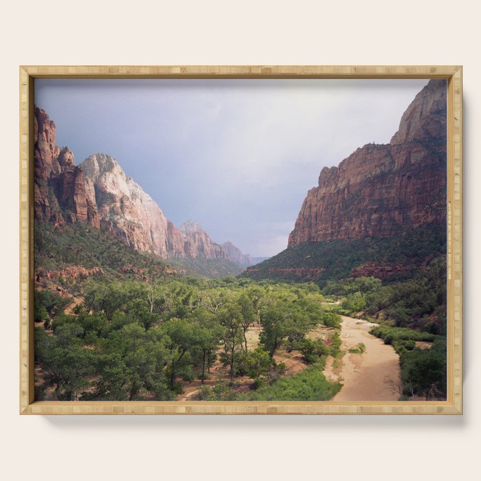 Zion Valley Utah Beauty Serving Tray Gallery Image 1