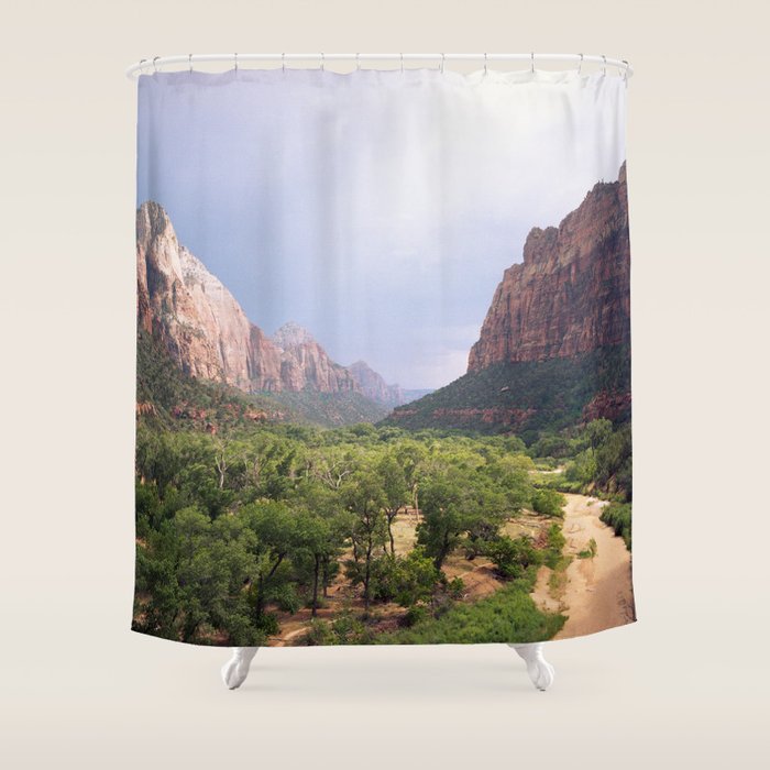 Zion Valley Utah Beauty Shower Curtain Gallery Image 1
