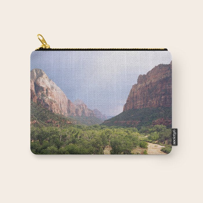 Zion Valley Utah Beauty Carry All Pouch Gallery Image 1