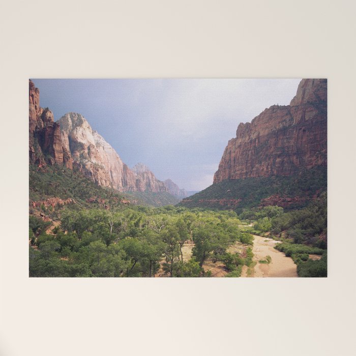 Zion Valley Utah Beauty Welcome Mat Gallery Image 1