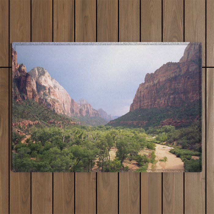 Zion Valley Utah Beauty Outdoor Rug Gallery Image 1
