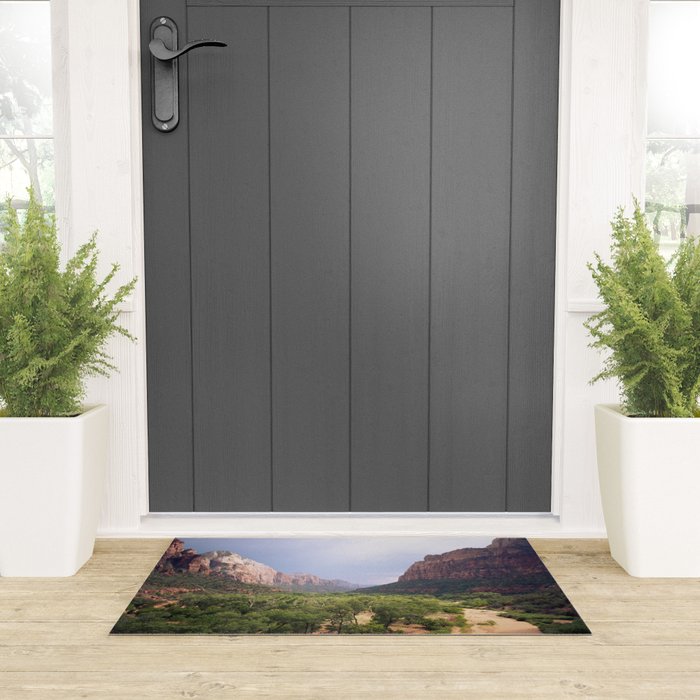 Zion Valley Utah Beauty Welcome Mat Gallery Image 3