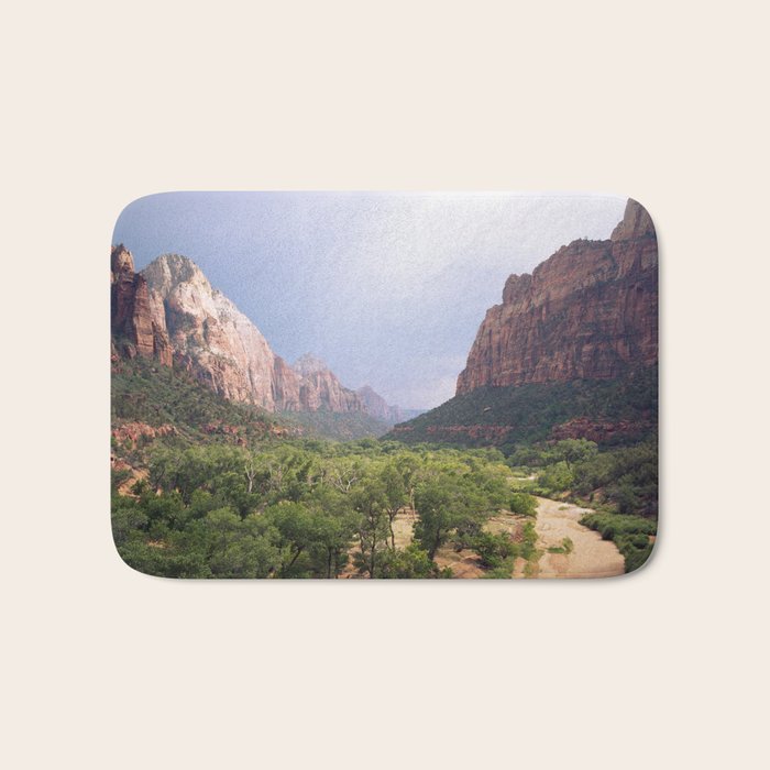 Zion Valley Utah Beauty Bath Mat Gallery Image 1