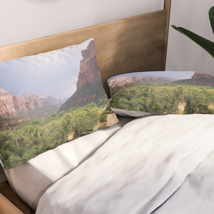 Zion Valley Utah Beauty Pillow Sham Gallery Image 2