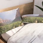 Zion Valley Utah Beauty Pillow Sham Gallery Image 2