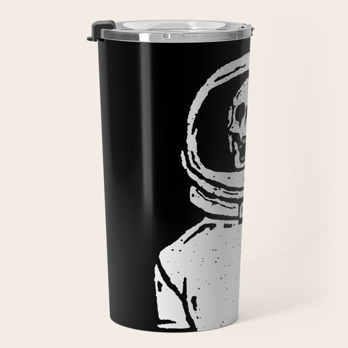 Skeleton want to be Asronaut Travel Mug Gallery Image 3