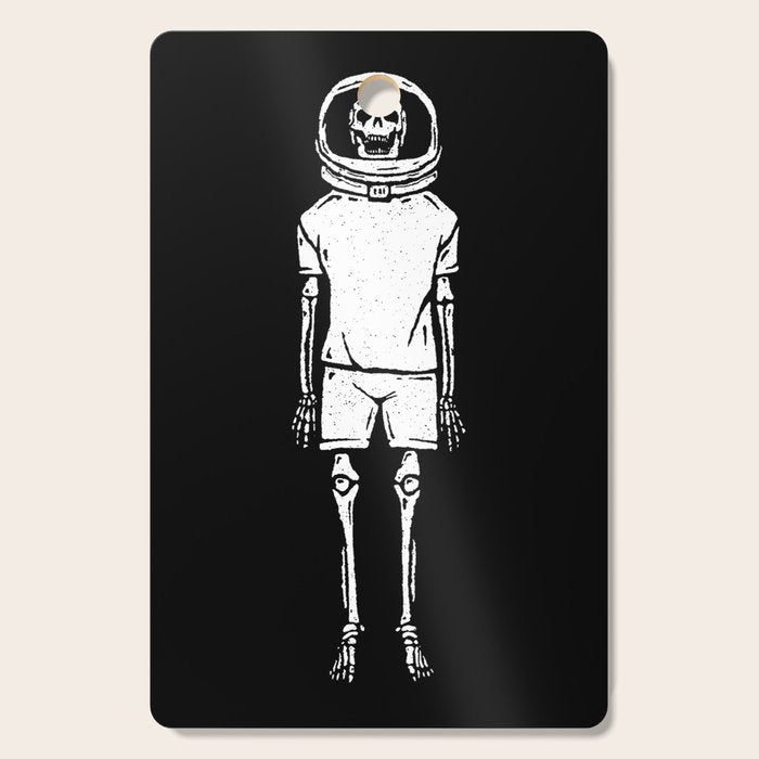 Skeleton want to be Asronaut Cutting Board Gallery Image 1