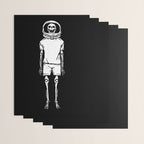 Skeleton want to be Asronaut Wrapping Paper Gallery Image 3