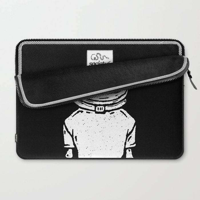 Skeleton want to be Asronaut Laptop Sleeve Gallery Image 2