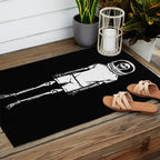 Skeleton want to be Asronaut Outdoor Rug Gallery Image 2