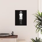 Skeleton want to be Asronaut Poster Gallery Image 2