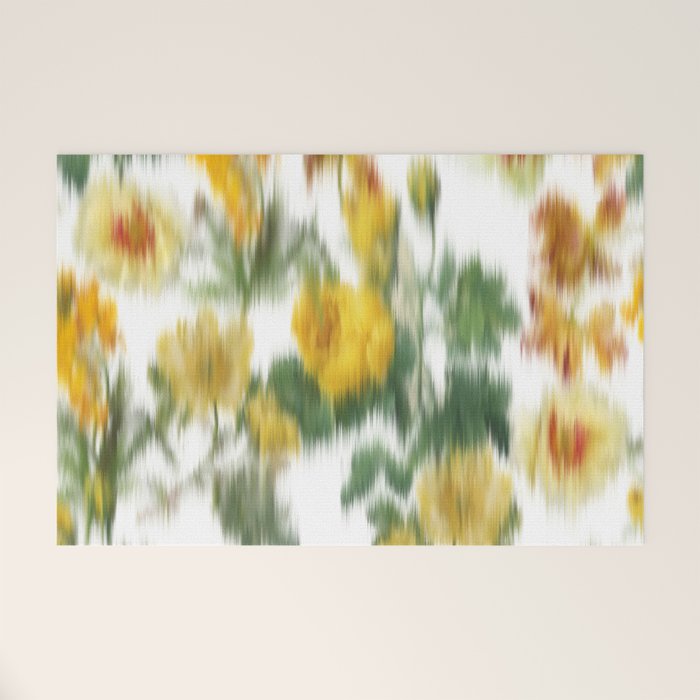 seamless pattern abstract texture background flowers Welcome Mat Gallery Image 1