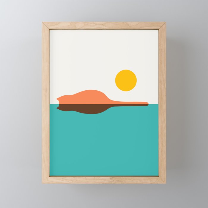Cat island Mini Art Print Gallery Image 1