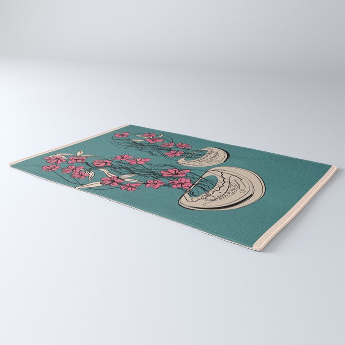 Floral Jellyfishes 1 Rug Gallery Image 3