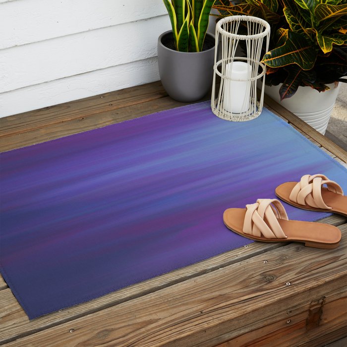 Violet Chromatic Outdoor Rug Gallery Image 2
