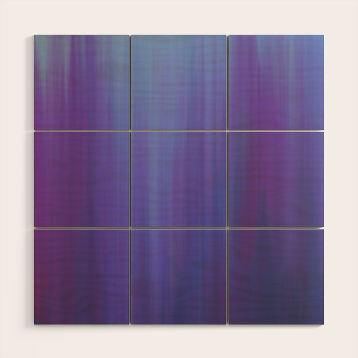 Violet Chromatic Wood Wall Art Gallery Image 1