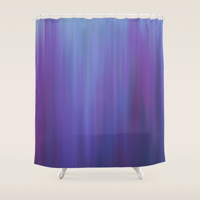 Violet Chromatic Shower Curtain Gallery Image 1