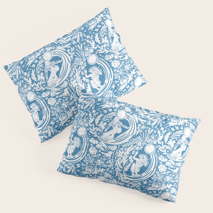 Oceanic Muses Dance Pillow Sham Gallery Image 1