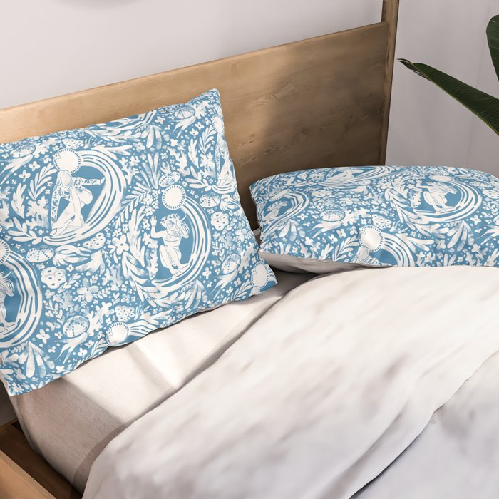 Oceanic Muses Dance Pillow Sham Gallery Image 2