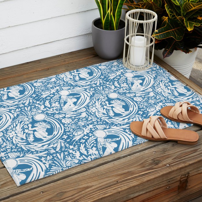 Oceanic Muses Dance Outdoor Rug Gallery Image 2