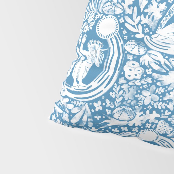 Oceanic Muses Dance Pillow Sham Gallery Image 4