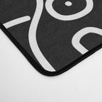 Black and White Street Art Tribal Graffiti Desk Mat Gallery Image 4