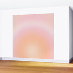 Peach Fuzz Gradient Wall Mural Gallery Image 2
