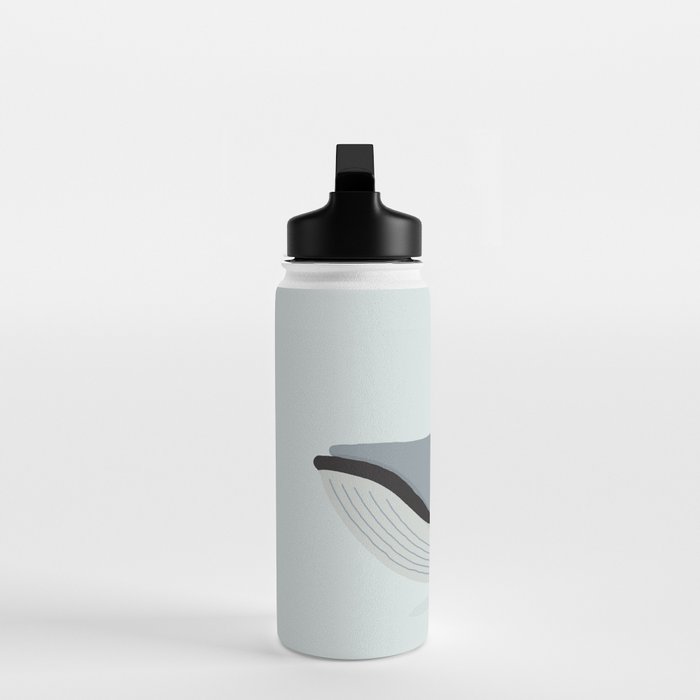 Whimsical Blue Whale Water Bottle Gallery Image 3