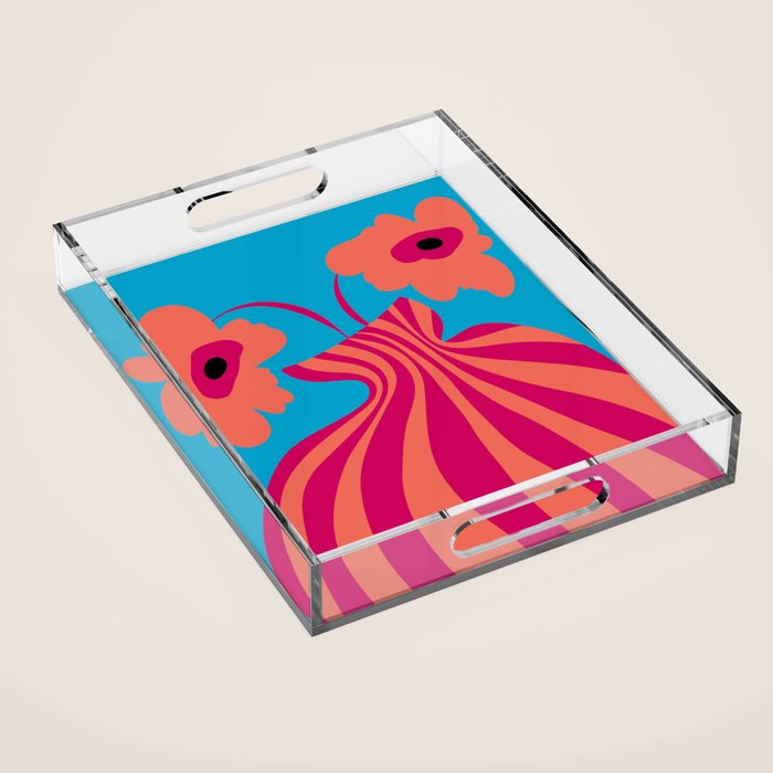 Minimalistic Vase 5 Acrylic Tray Gallery Image 1