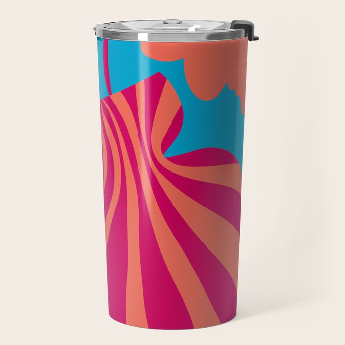 Minimalistic Vase 5 Travel Mug Gallery Image 2
