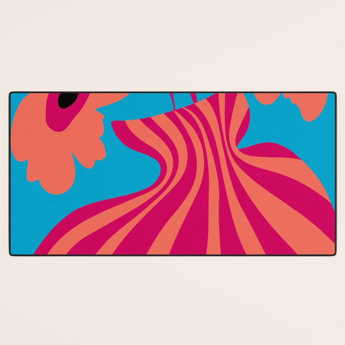 Minimalistic Vase 5 Desk Mat Gallery Image 3