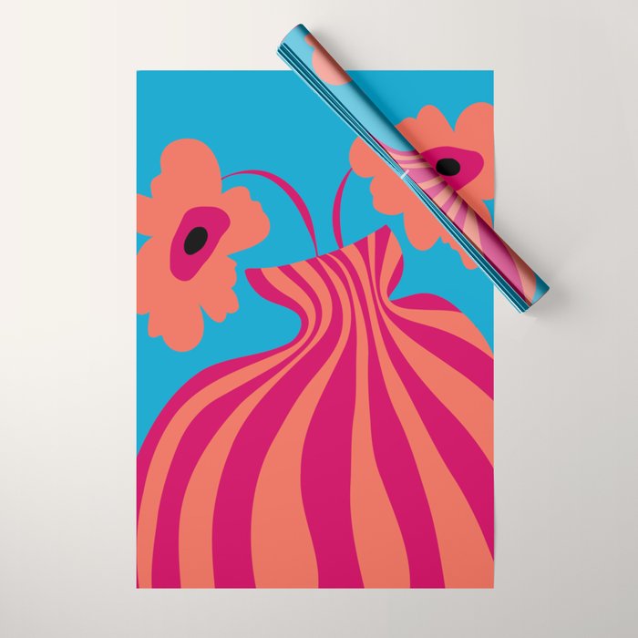 Minimalistic Vase 5 Wrapping Paper Gallery Image 1
