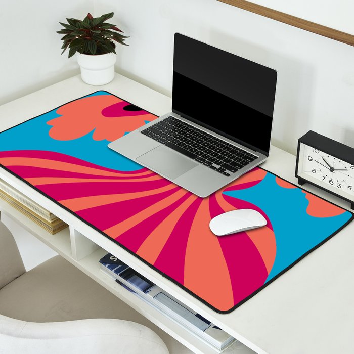 Minimalistic Vase 5 Desk Mat Gallery Image 2
