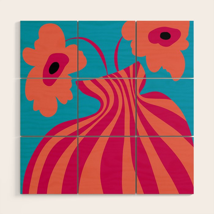 Minimalistic Vase 5 Wood Wall Art Gallery Image 1