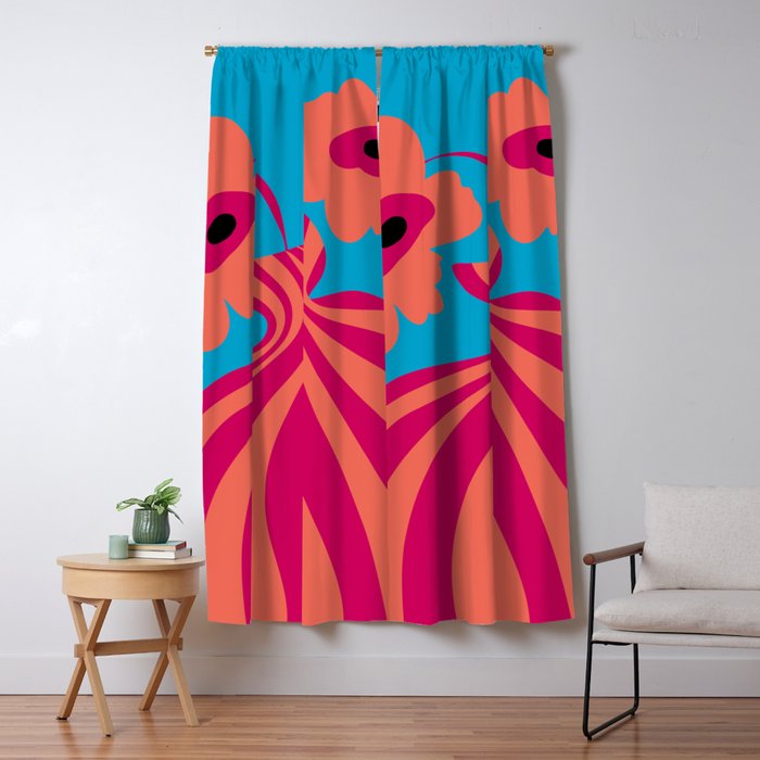 Minimalistic Vase 5 Window Curtain Gallery Image 1