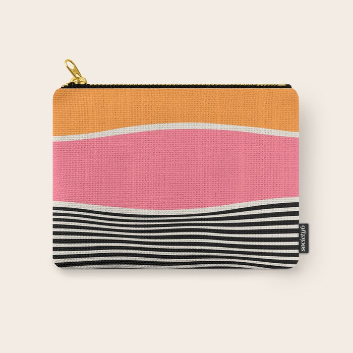 Wavy Ripples: Mid Century Edition Carry All Pouch Gallery Image 1