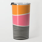 Wavy Ripples: Mid Century Edition Travel Mug Gallery Image 3