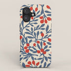 Winter Berries and Blue iPhone Case Gallery Image 1