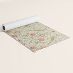 William Morris Seasons by May Melsetter Linen Cream Yoga Mat Gallery Image 2