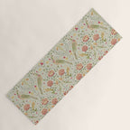 William Morris Seasons by May Melsetter Linen Cream Yoga Mat Gallery Image 1