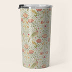 William Morris Seasons by May Melsetter Linen Cream Travel Mug Gallery Image 3