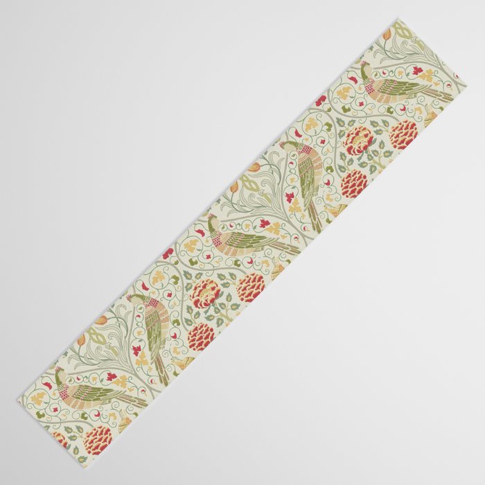William Morris Seasons by May Melsetter Linen Cream Table Runner Gallery Image 3