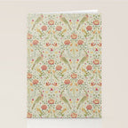 William Morris Seasons by May Melsetter Linen Cream Stationery Card Gallery Image 2