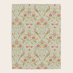 William Morris Seasons by May Melsetter Linen Cream Poster Gallery Image 4